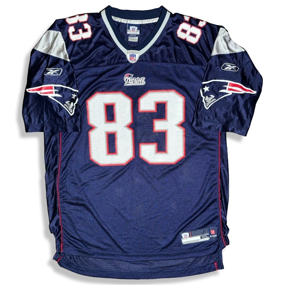Vintage Reebok NFL New England Patriots Wes Welker Jersey
